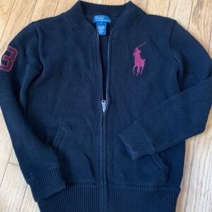Polo by Ralph Lauren - Boys zip up sweater (size 7)